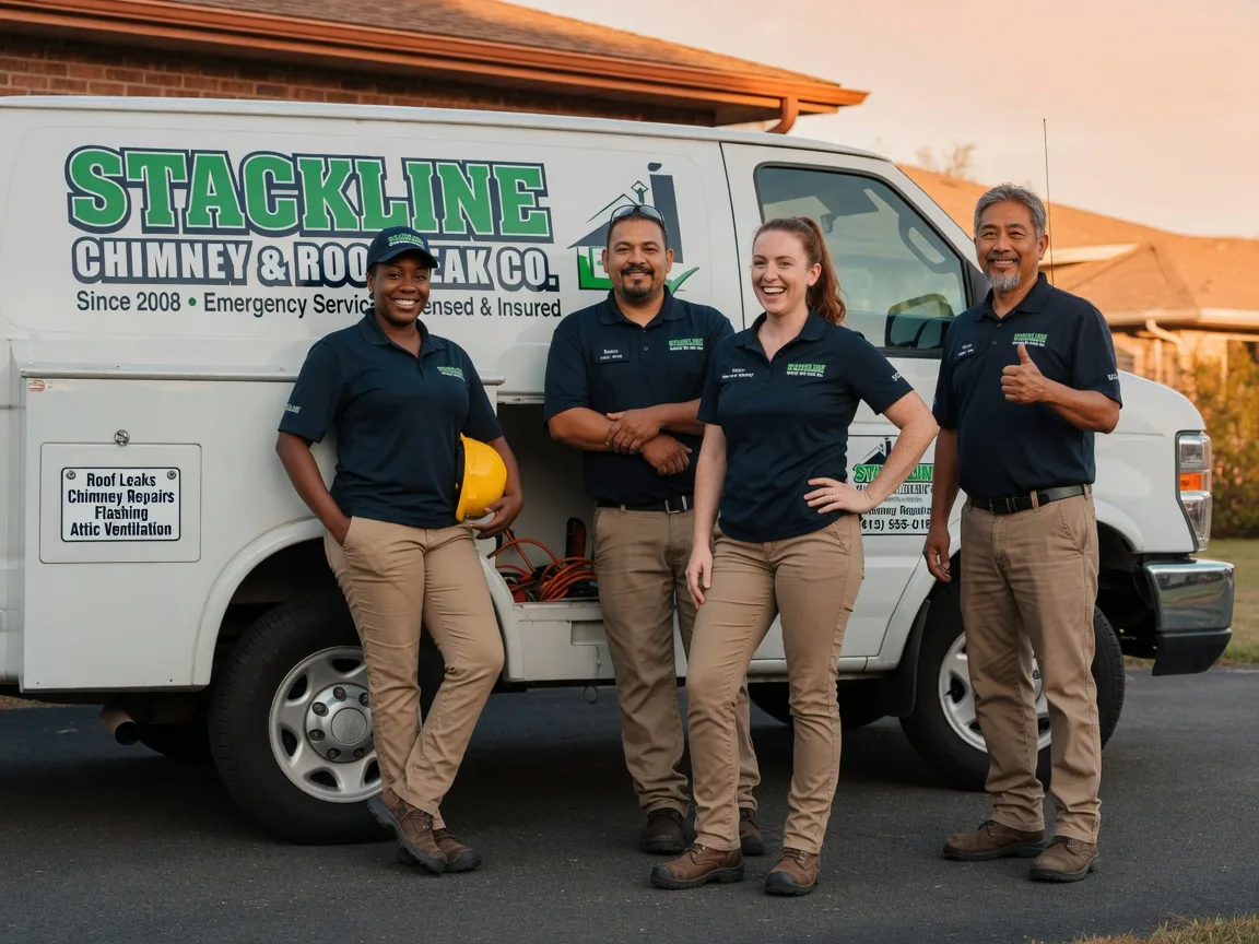 Chimney flashing repair company in Houghton Lake Heights, MI